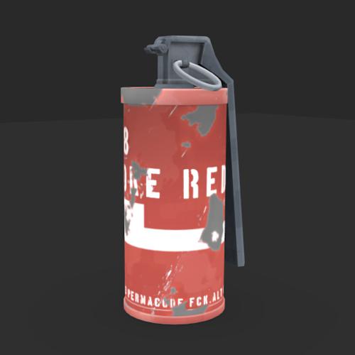 Low poly smoke grenade preview image